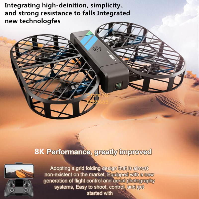 Rc Helicopter Case - Telecamera HD 8K 360 ° Protezione