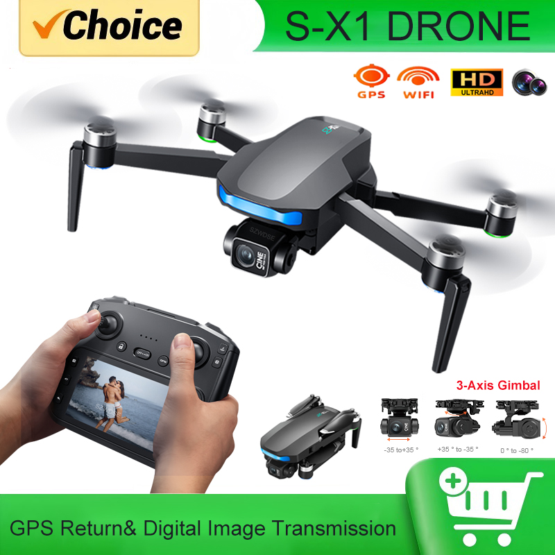Rc Helicopter Electric - Drone GPS S-X1 MAX con stabilizzatore