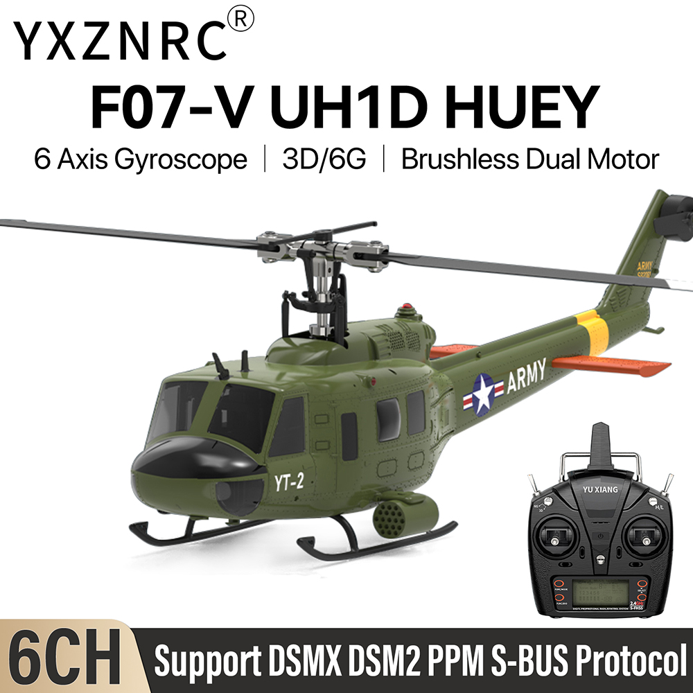 Rc Helicopter Gyro - Nuovo Elicottero RC YUXIANG F07-V UH-1
